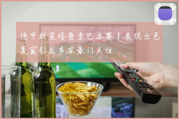 德甲新星塔普索巴本赛季表现出色夏窗引发多家豪门关注